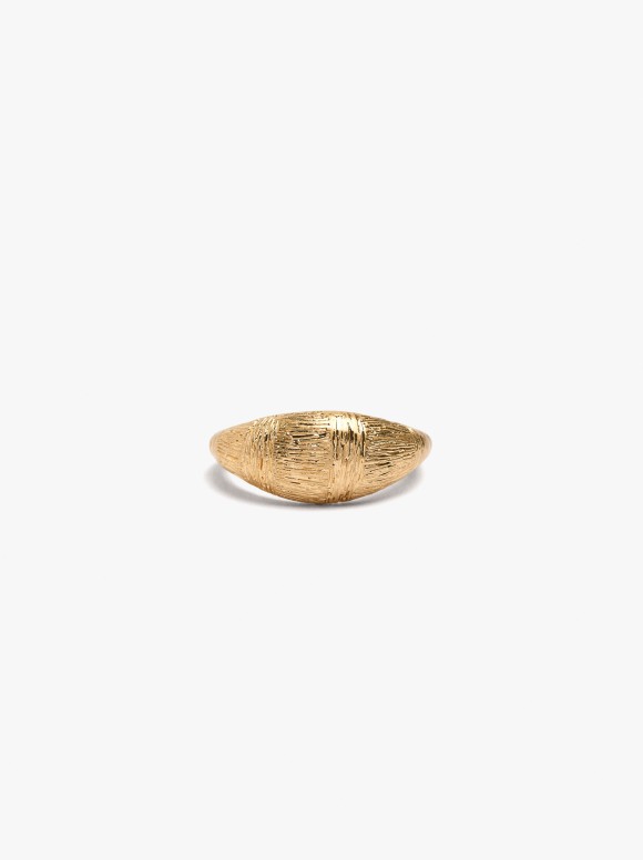 Bague Arrondi Avec Rayures