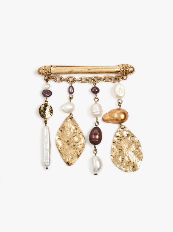 Épingle Barre Avec Perles