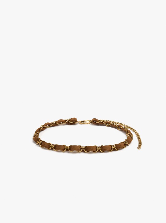Ceinture Tressée Avec Des...