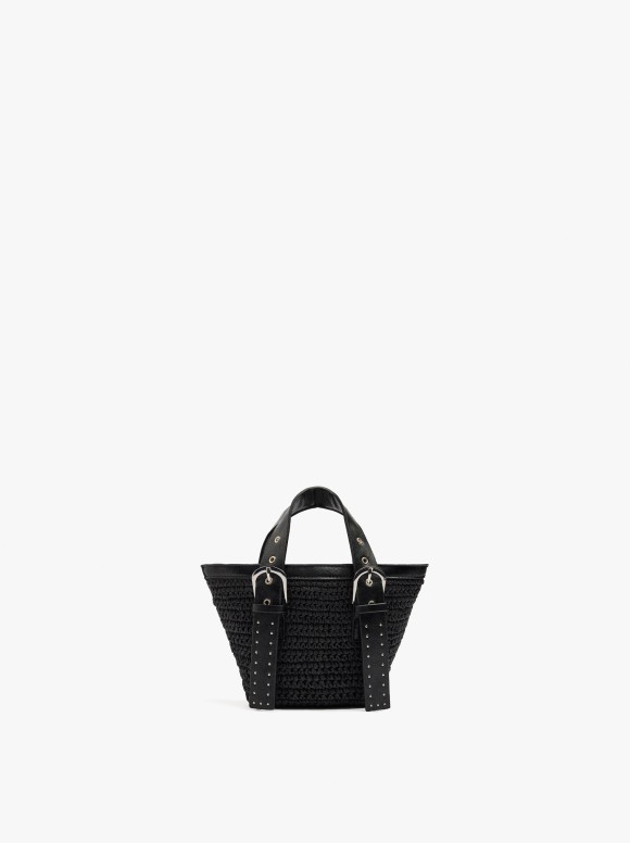 Sac Cabas Effet Paille Avec...