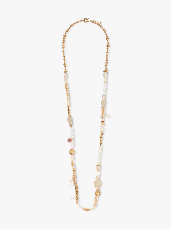 Collier Long Avec Motifs...