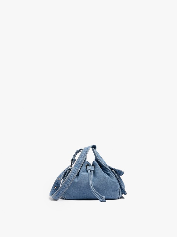 Sac À Épaule Avec Denim