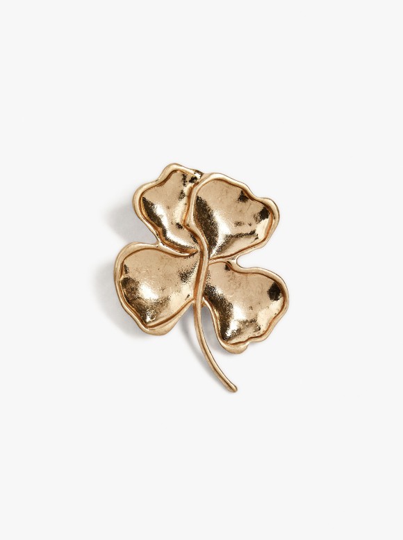Broche Avec Trèfle