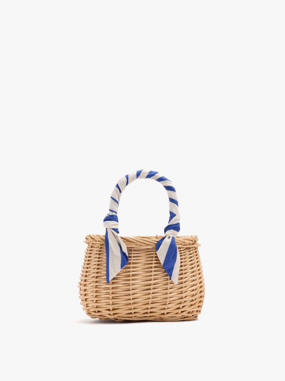Sac Cabas De Rotin Avec...