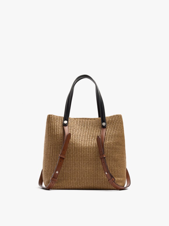 Sac Shopper Effet Paille...