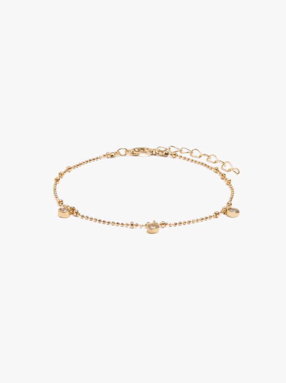 Bracelet Fin Avec Zirconiums