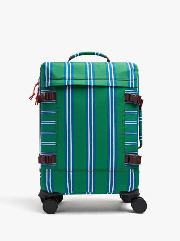 Valise En Nylon À Rayures