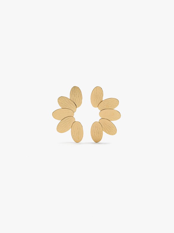 Boucles D'Oreilles Demi-Fleur